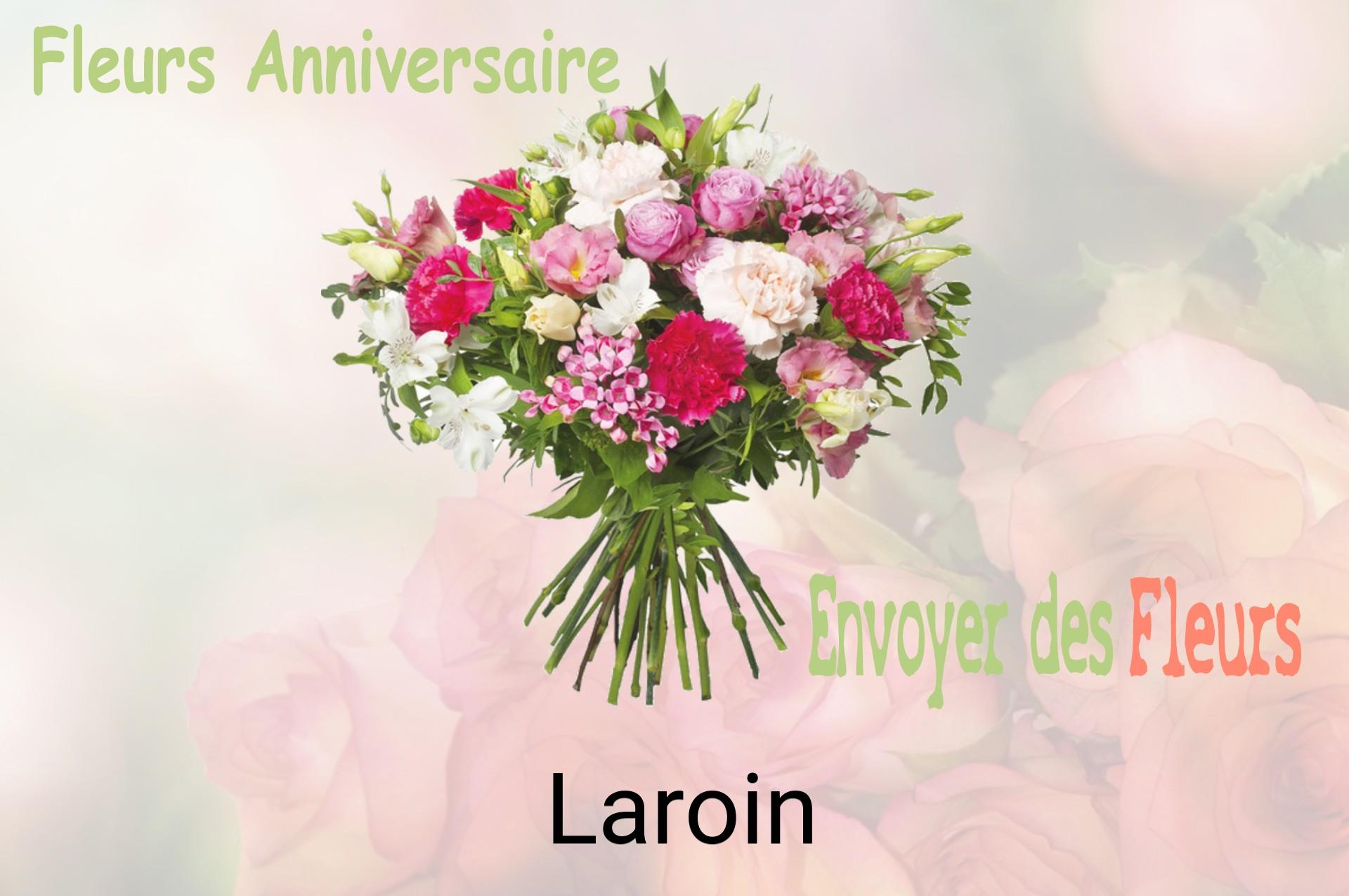 Bouquet de fleurs d’anniversaire livré à Laroin